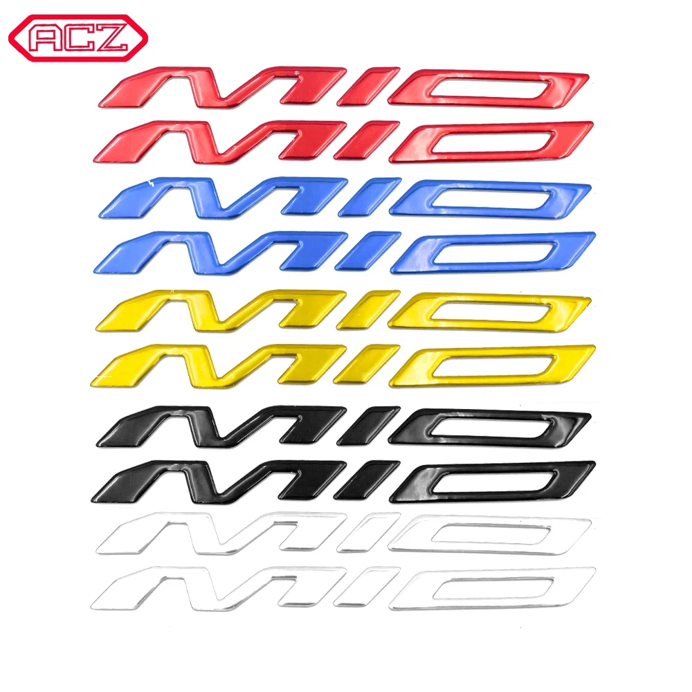 Motorcycle 3D Resin Gel MIO Decals Frame Body Decoration Sticker for Yamaha MIO 125i M3 50 100 115