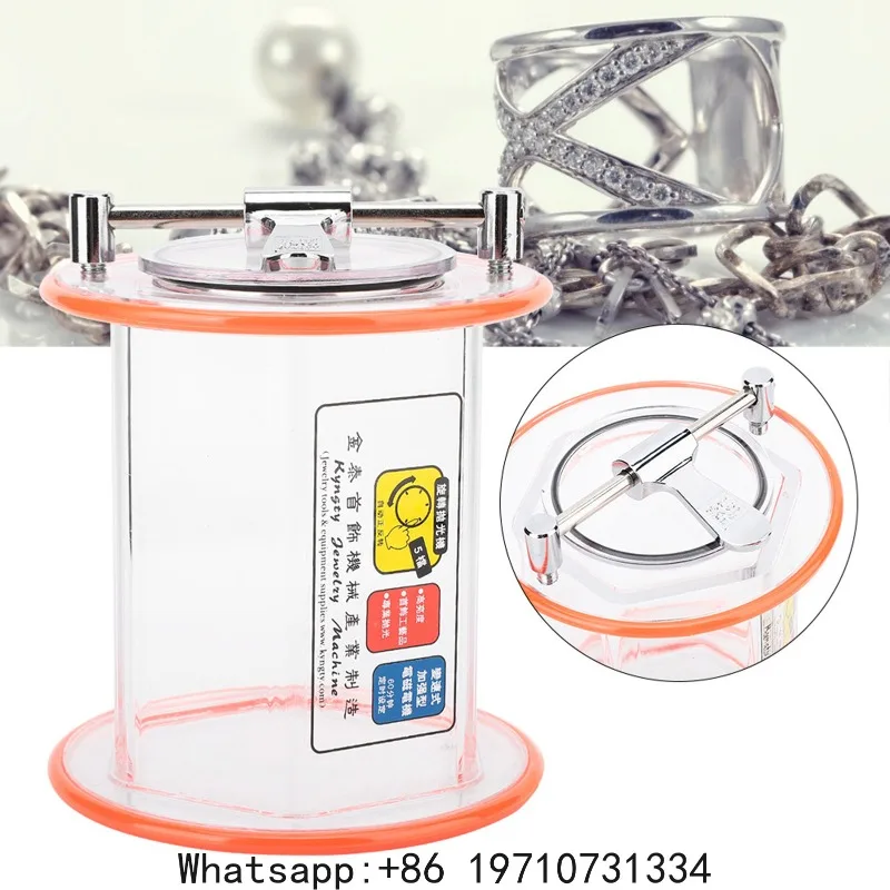 Rotary Jewelry Polishing Machine KT6808 Rolling Drum Rotary Polisher Bucket Jewelry Drum Polishing Machine Rotary Polishing Drum