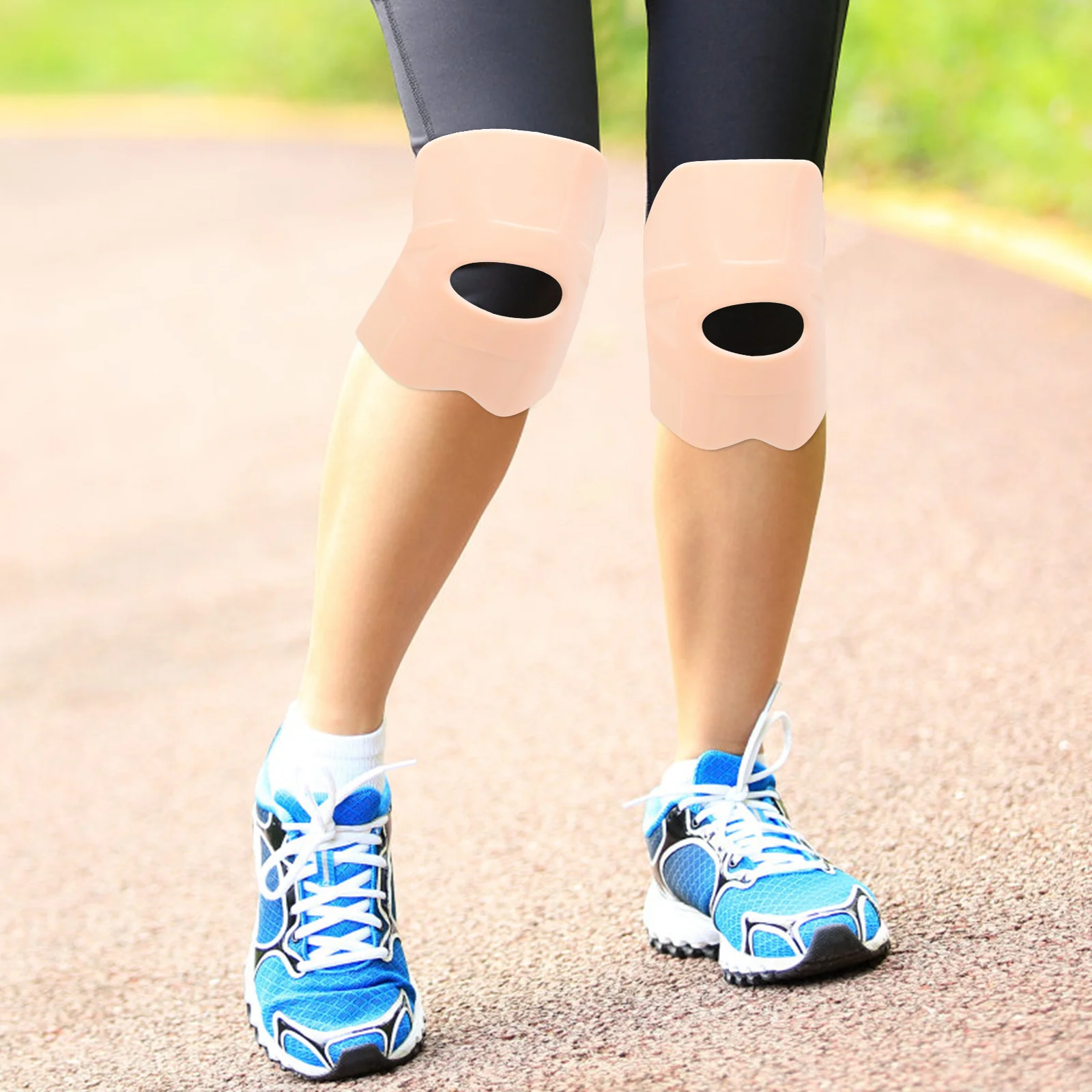 

1 Pair High-Elasticity Knee Supports Durable Protection Braces For Swimming Riding Hiking Climbing Sports Compression Pads