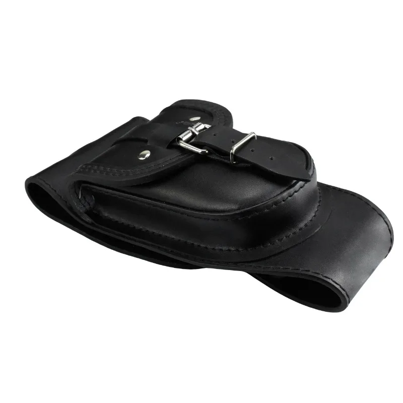 

1-piece motorcycle tool kit, wear-resistant leather, large capacity compatible XL883 1200 frame suspension storage bag