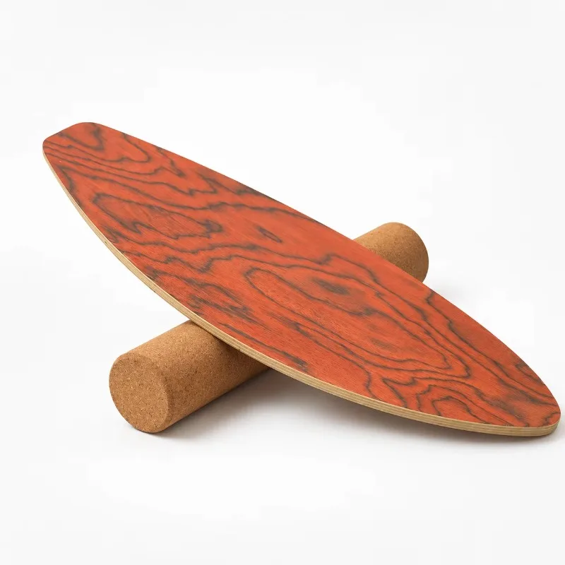 YTYINNatural Roller Multi Sport Core Stability Professional Studio Practice Custom Non Toxic Curved Premium Wood Eco-Friendly Bo