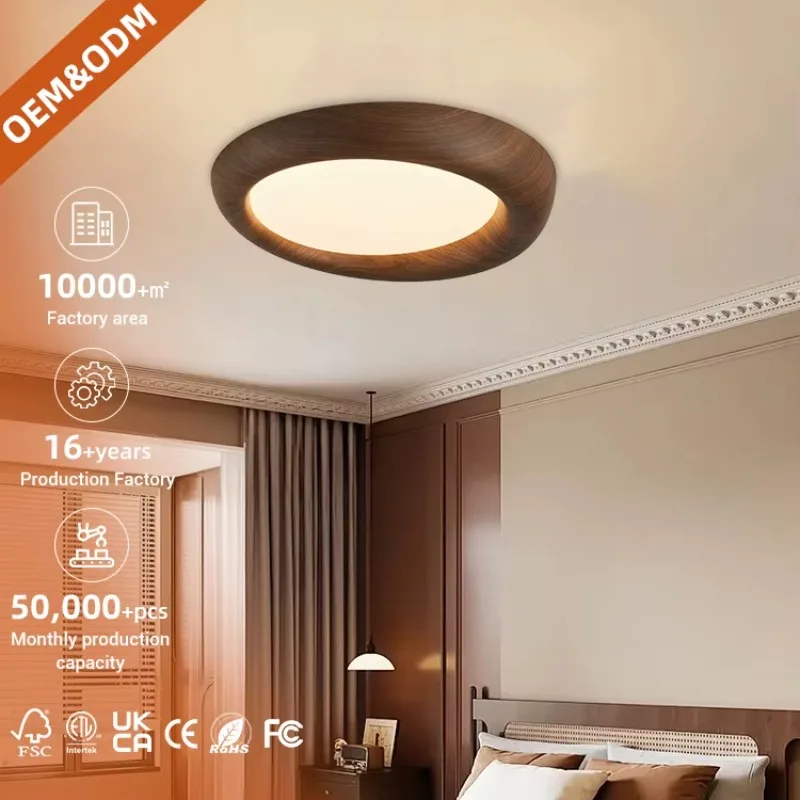 good-quality-energy-saving-smart-control-round-ceiling-lamp-surface-mounted-dimmable-wooden-living-room-decor-led-ceiling-light