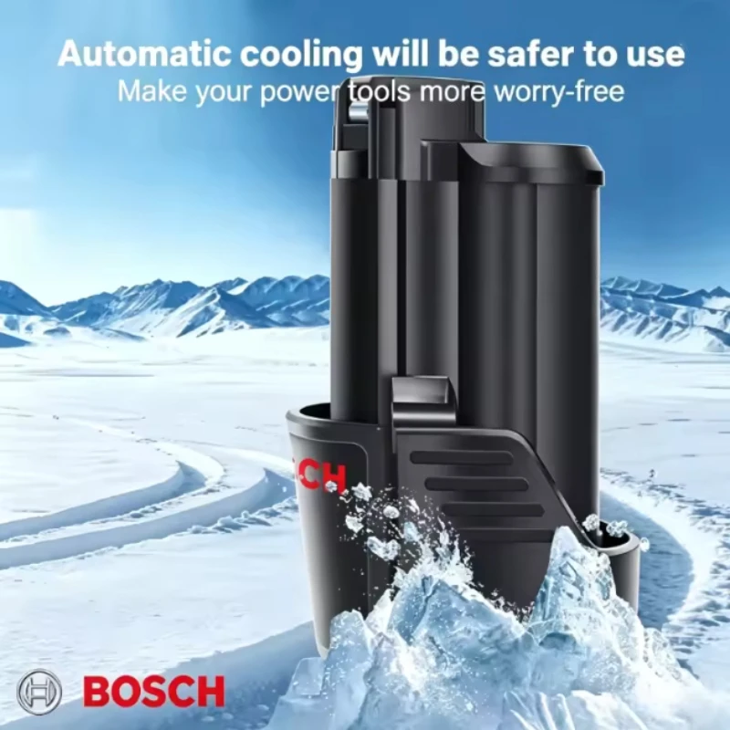 Bosch 12V 3.0Ah Battery,Intelligent Heat Dissipation Protects The Interior，for BAT420 BAT411，for Bosch Professional 12V Tools