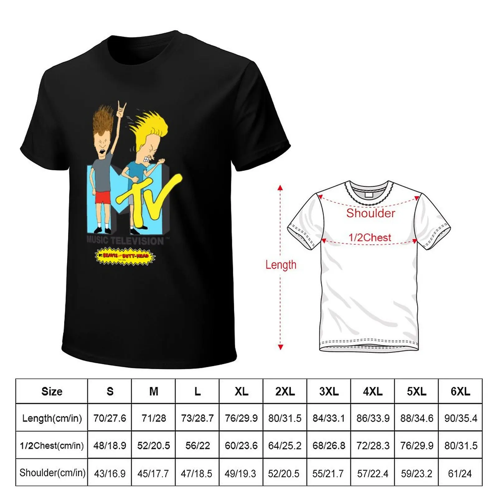 Beavis And Butt T-Shirt Simple Graphic Design T-Shirt