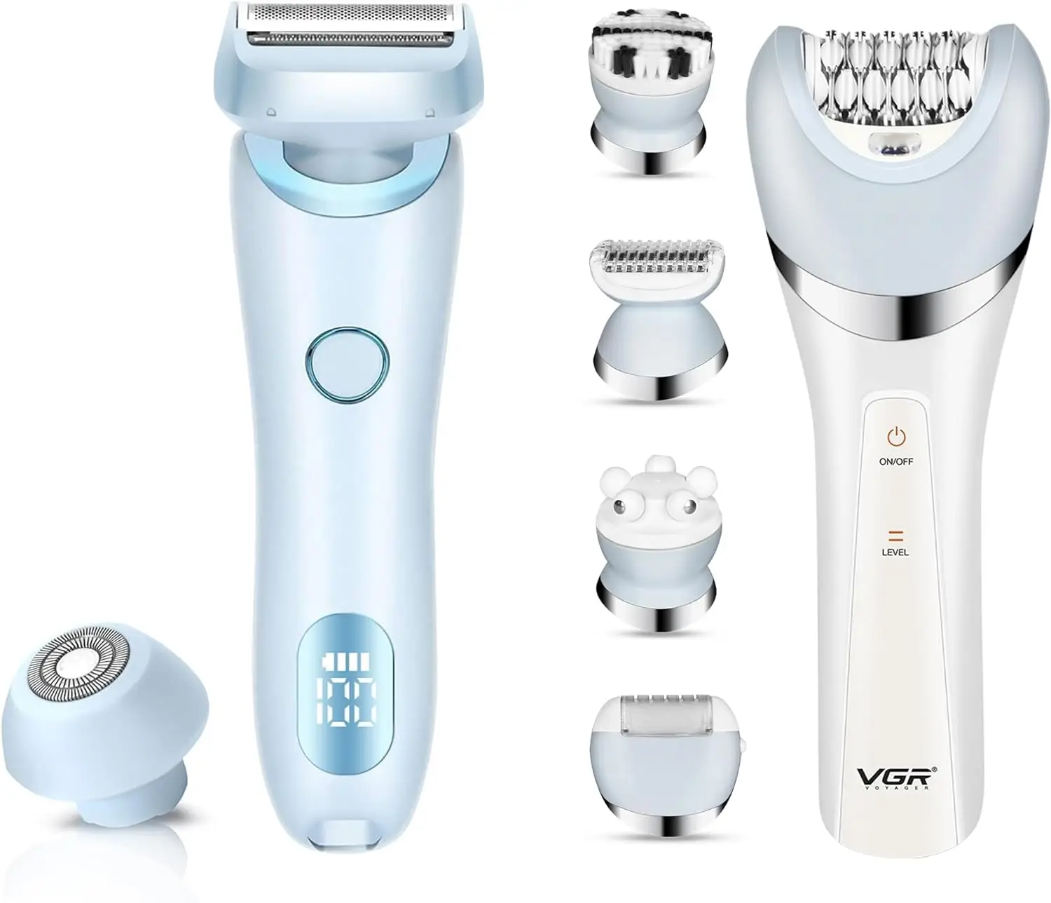 

Electric Shaver for Women, Epilator for Women, Rechargeable Hair Removal for Legs Arms Face Bikini Area