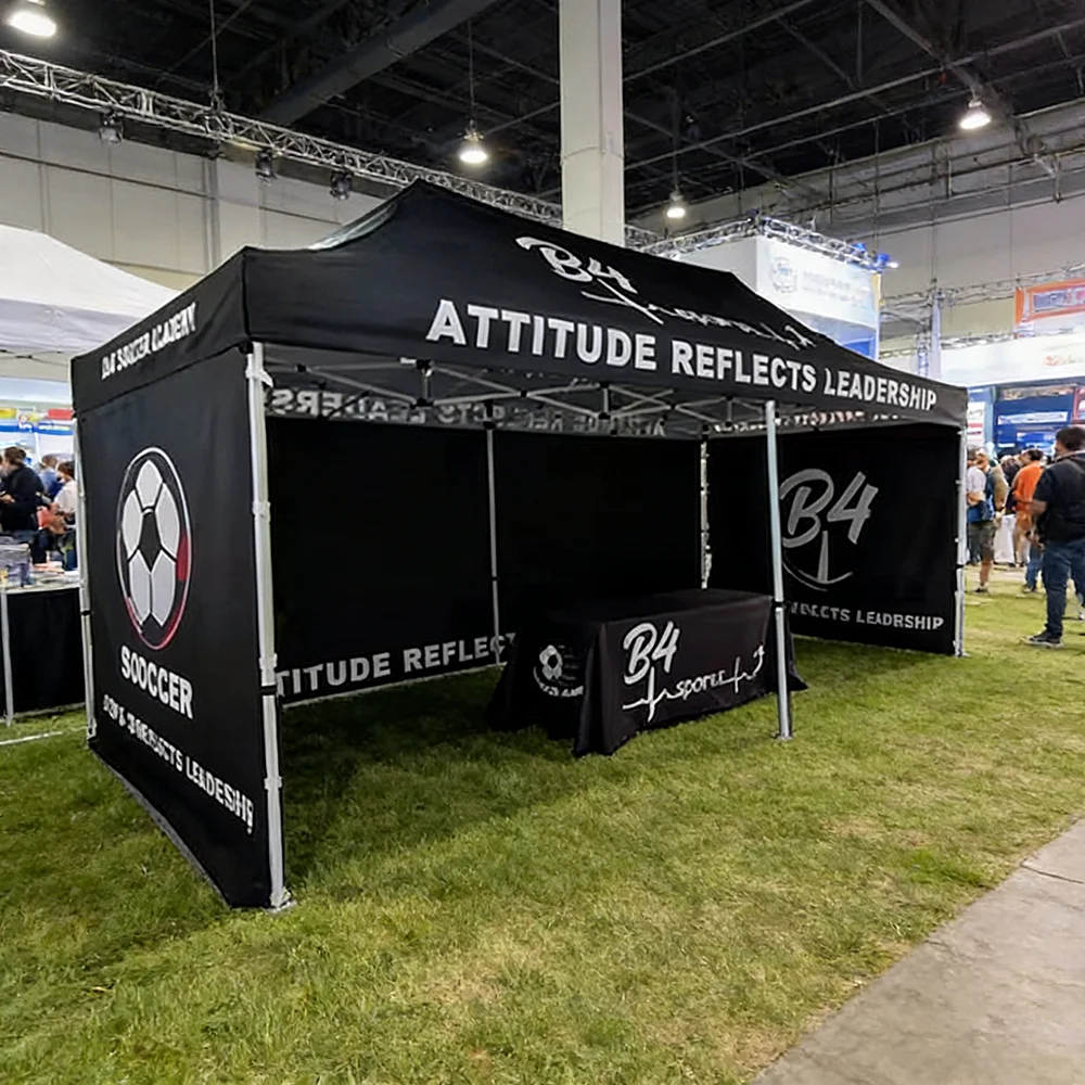 CustomizableTrade Festival Event Marketing Solution Sunshine Advertising 10x10 ft Custom Logo Print Canopy Tent with Tent for Tr