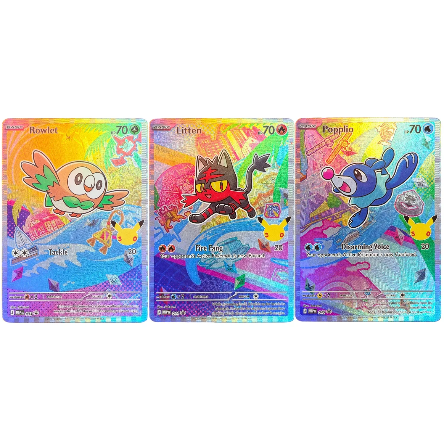 DIY Proxy Englische 30. Jubiläums-Edition Partner-Illustration Kanto Johto Hoenn Sinnoh Unova Kalos Alola Galar Spielkarten-Spielzeug – Detail 4