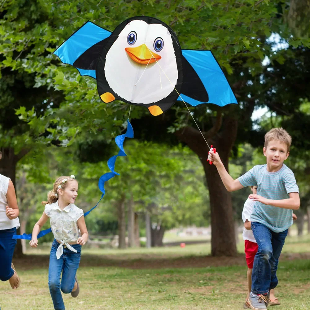 

1.6m Tail Fly Wind Kite Easy To Fly Primary Stunt Kite with Handle Colorful Flight Kite Enhance Coordination Children Gift