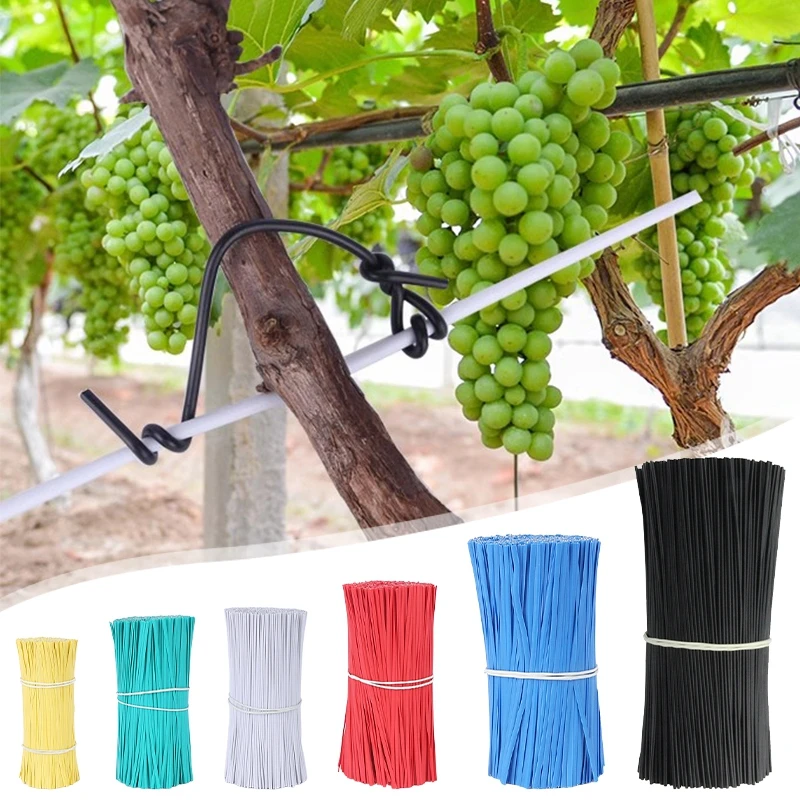 Gardening Zip Ties Plastic Zip Ties Binding Straps Plants Flowers Vines Climbing Support Fixing Ropes Multifunctional Zip Ties