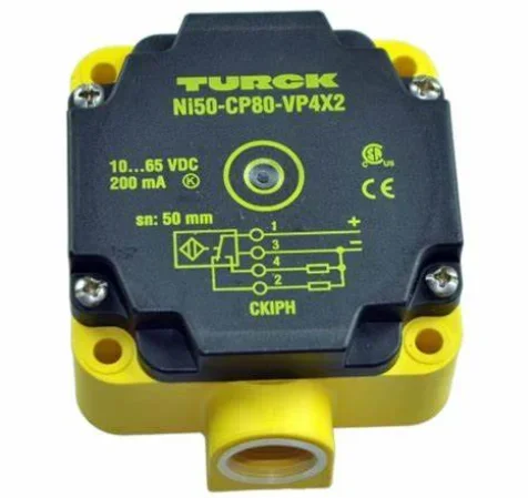 

2026 Turck NI50 - CP80 - VP4X2 Inductive Sensor: 50mm Range, CP80 Housing, PNP, 10 - 30VDC, IP67 for Industrial Use