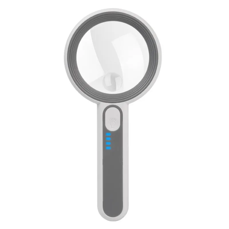 

USB charging high definition 11 times handheld magnifying glass led light reading mobile phone electronic components IC chip mai