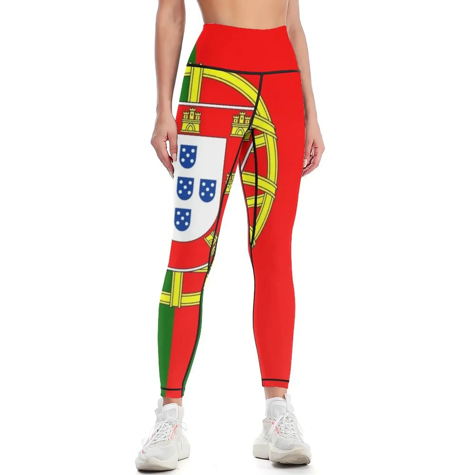 

Flag of Portugal Leggings sports shirts gym jogging pants Clothing fitness gym wear Womens Leggings