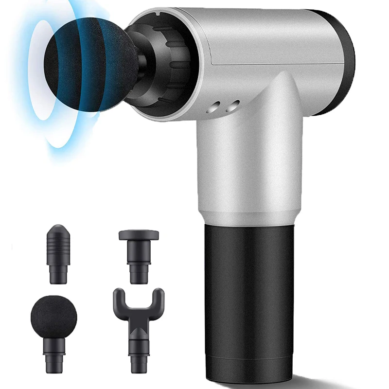 

Тренажерный зал, фитнес, профессиональный массажер для глубоких мышц, пистолет-бустер, вибрационный массаж мышц, спортивный пистолет для лица