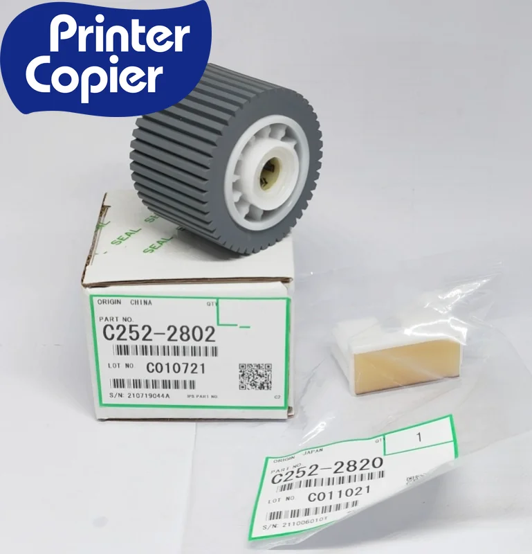 1SETS C2522802 C2522820 Pickup Roller Separation Pad for RICOH Priport JP 730 735 750 780 785 DX 2330 2430 2432 2433 3440 3442