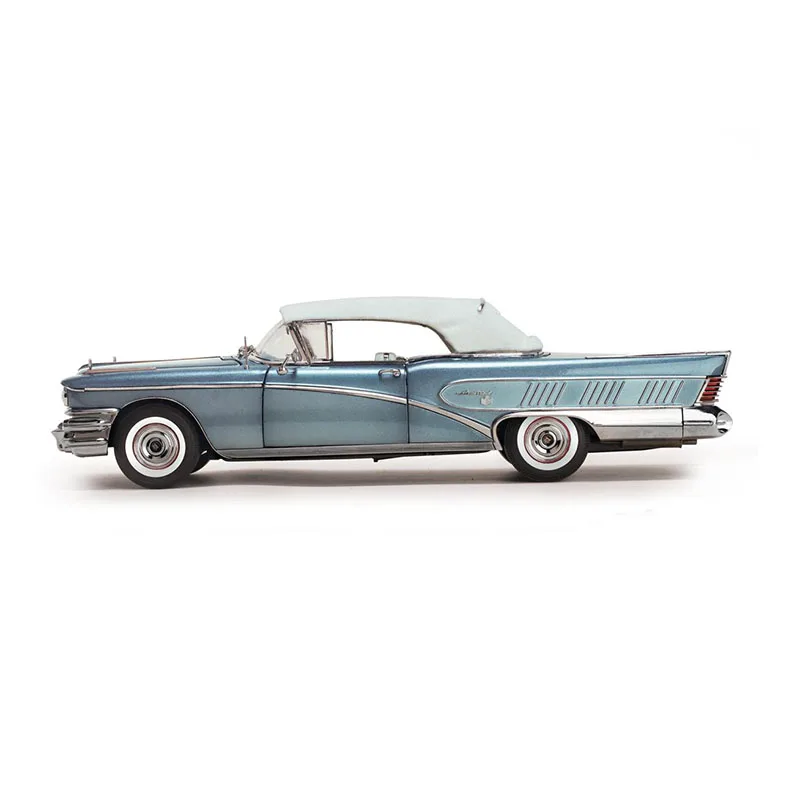 Diecast 1:18 Scale Buick 1958 Simulation Alloy Car Model 4815 Collection Souvenir Display Ornaments Vehicle Toy