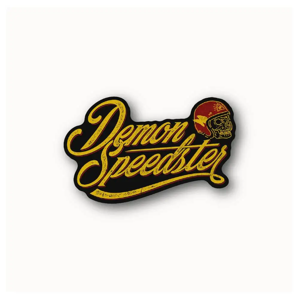 Demon Speedster Waterproof Stickers For Decorating Car Windows Motorcycles And Computers.