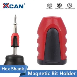 XCAN Screwdriver Bit 1/4'' Shank Magnetic Ring Screw Driver Plastic 2 in 1 Strong Magnetizer Demagnetizer for Electric Screw Bit