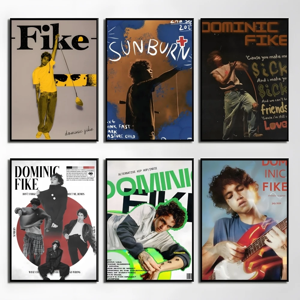 

Singer Rapper D-Dominic Fike Poster Elegant And Affordable Wall Art Stickers For Dormitory Living Room And Bedroom Spaces