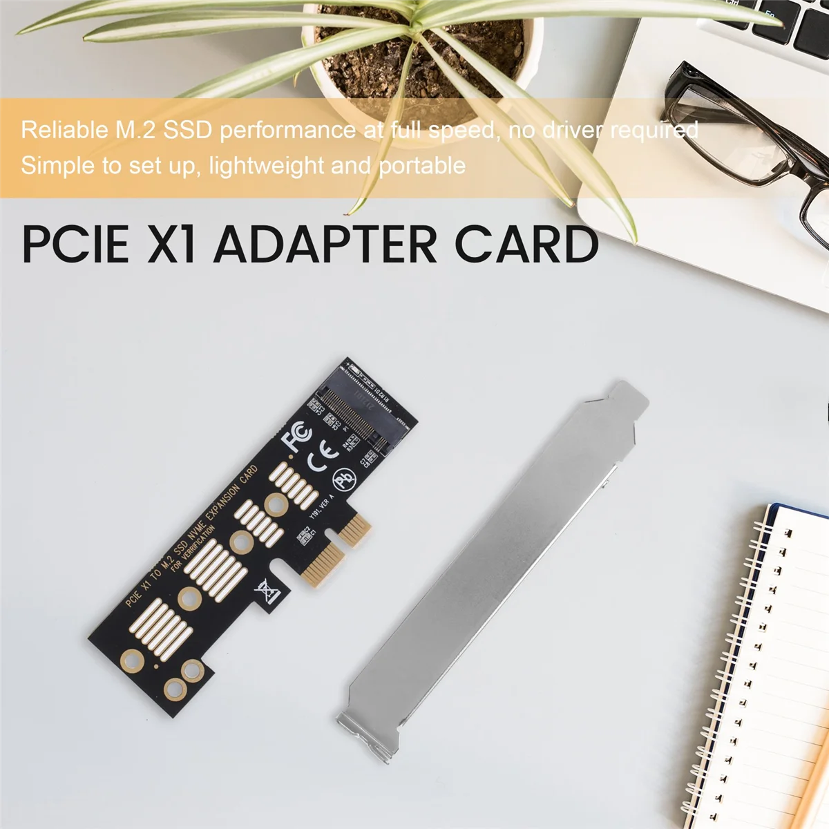 M2 SSD NVME to PCIE X1 Adapter Card PCIE X1 to M2 Expansion Card Hard Drive Adapter M Key Interface Card