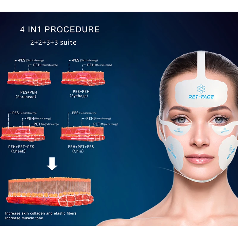 آلة رفع الوجه الجديدة OEM (مباشرة من المصنع) - يرفع الورق وتدليك الوجه والعينين