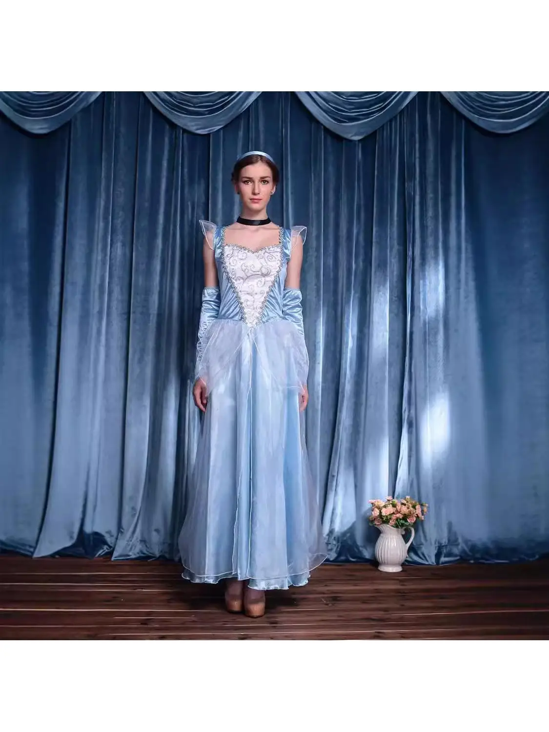 Neue Halloween Long Dr. Cartoon Cosplay Kleidung Elsa Fairy T Princ Dr. Ele Damen Traditionelles Kostüm