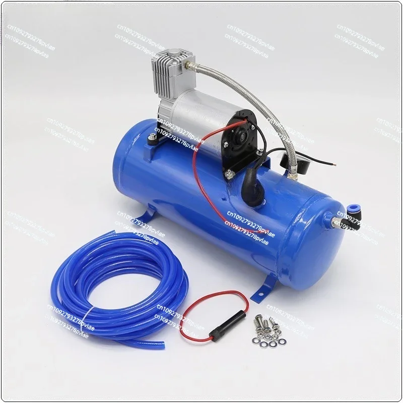 12V/24V Onboard Air Compressor System, Inflator Air Compressor with 6L Tank, Air Horn Kit For Train Horns view 3