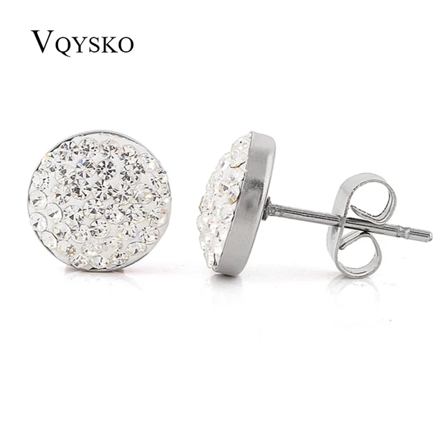 YQYSKO prezent na boże narodzenie klasyczne oryginalne kolczyki CZ Crystals, prezent dla dziewczyny 100% ręcznie robione
