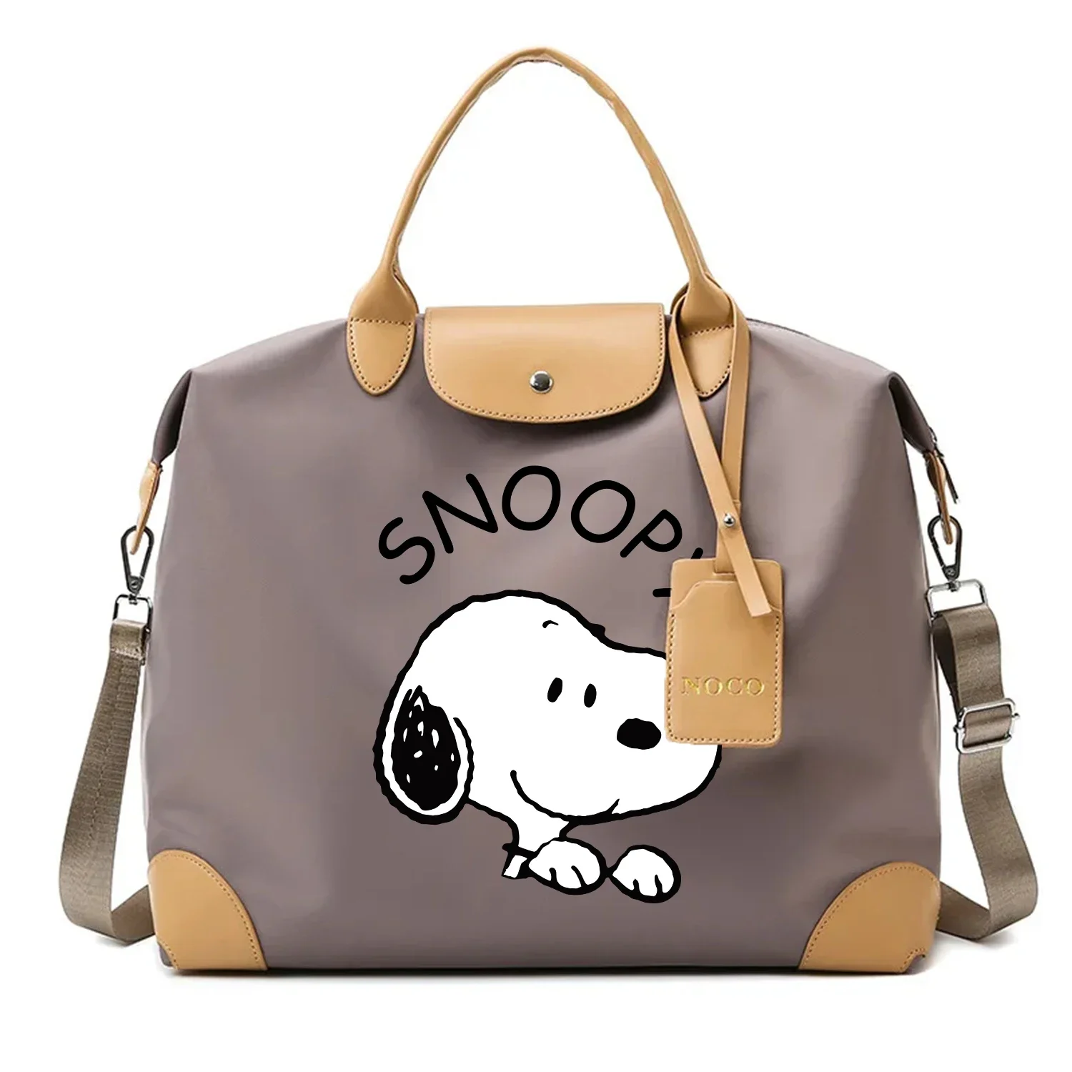 سنوبي حقيبة يد للنساء Kawaii الكرتون حقيبة كتف موضة Y2K سعة كبيرة حقيبة التخزين حقيبة كروسبودي أنيمي سيدة محفظة هدية #3