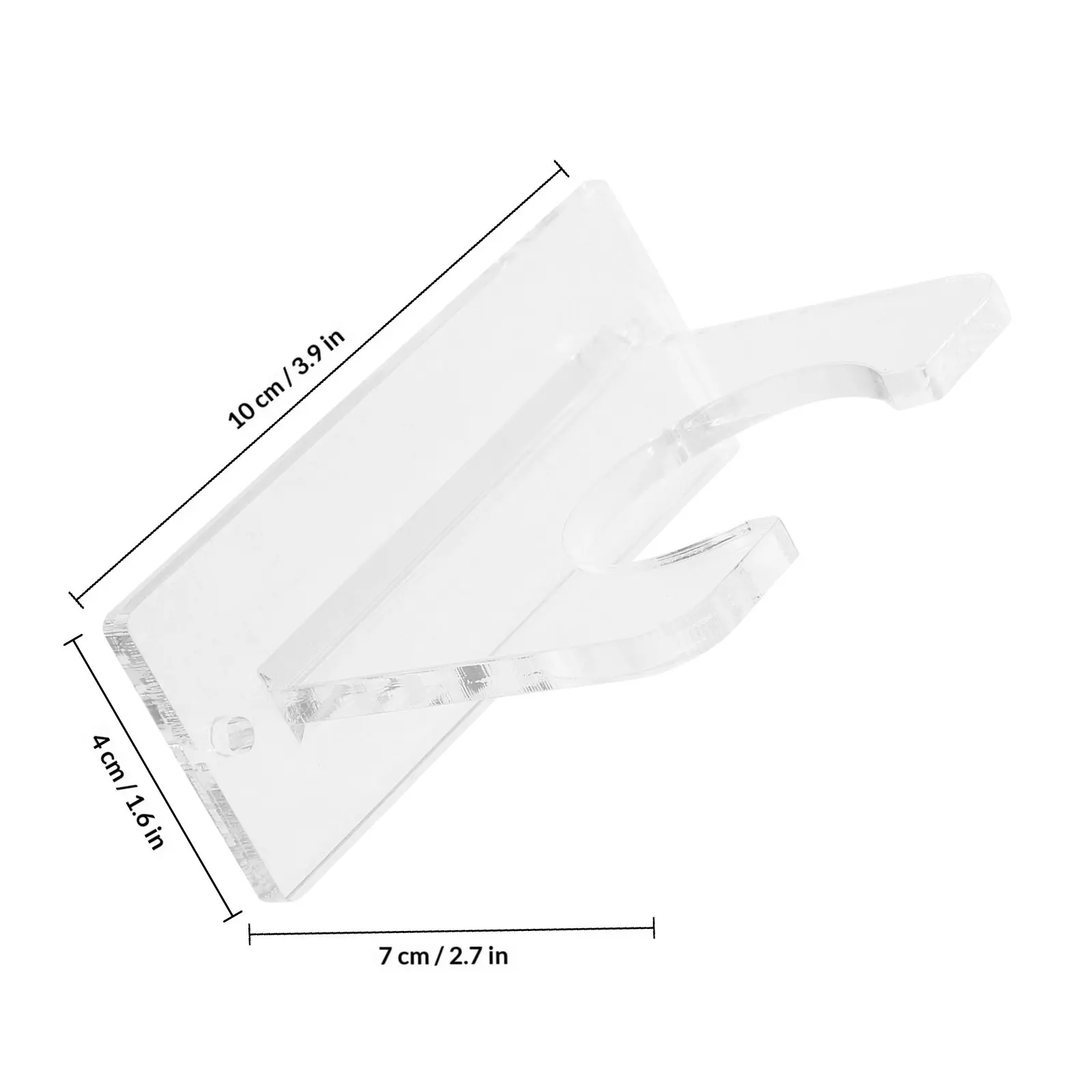 Acrylic Bat Display Stand Wall Softball Bracket Vertical Baseball Bat Rack Strong Transparent Storage Solution for Home Garage