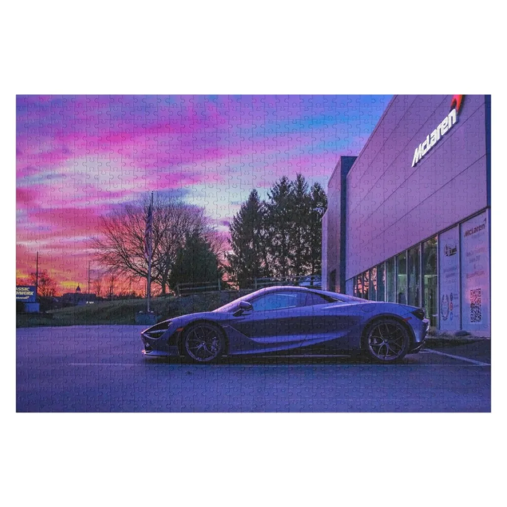 

Supercar at Sunset Jigsaw Puzzle Anime Personalized Gift Children Puzzle