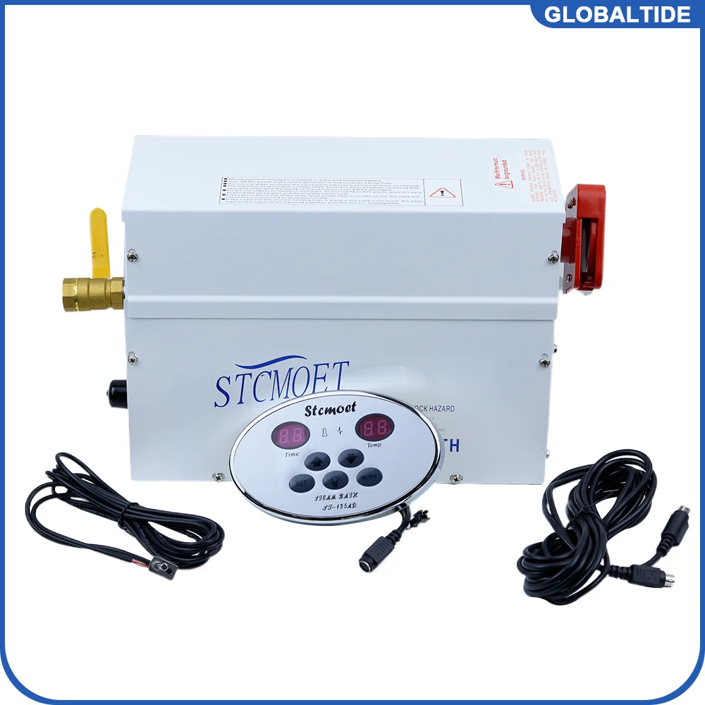 4.5-18KW 220/380V Steam Generator For Sauna Room Bath Shower Power Home Heater SPA Digital Controller