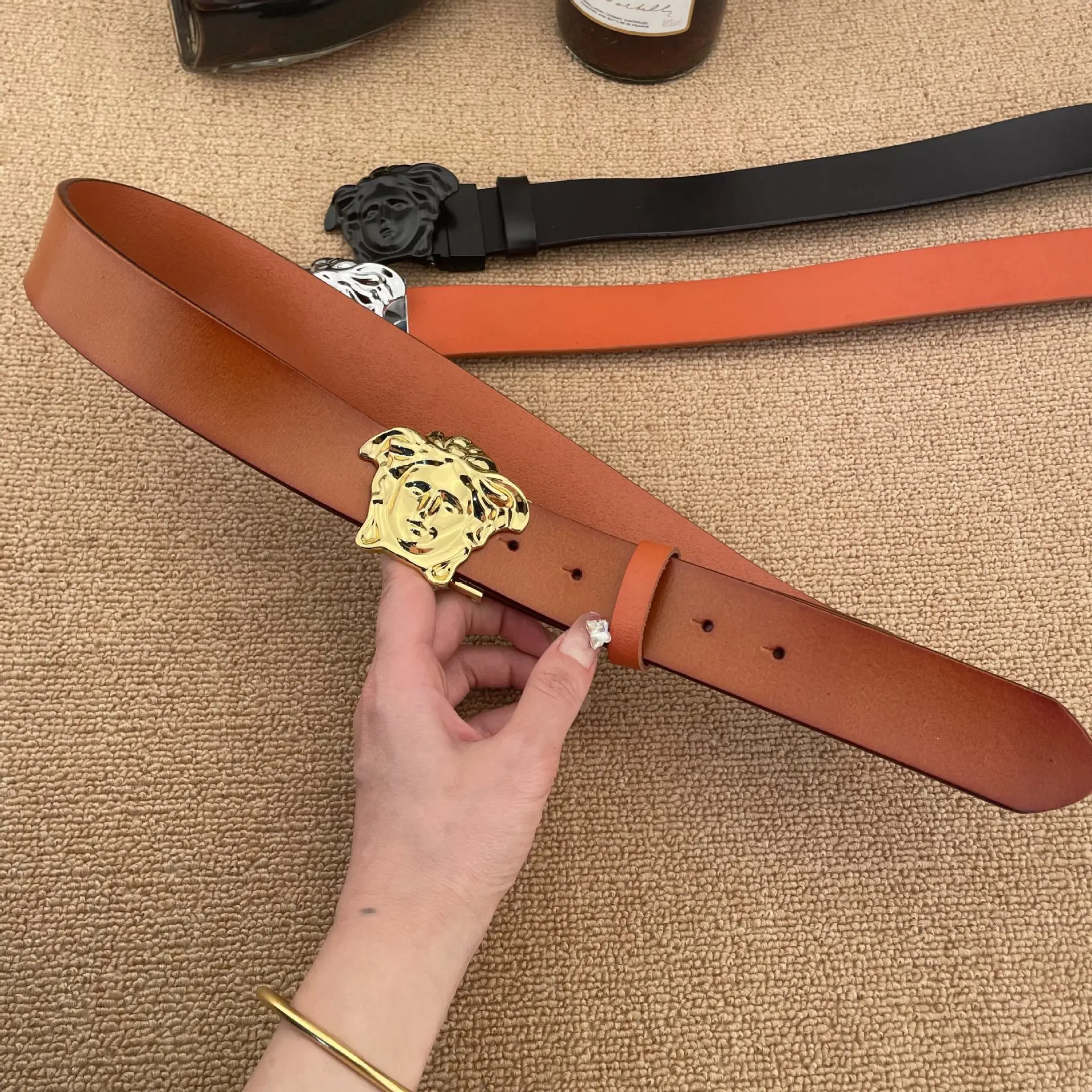 تصميم شخصي، حزام لسان كبير، أزياء نسائية، حزام شخصي للرجال، حزام فستان