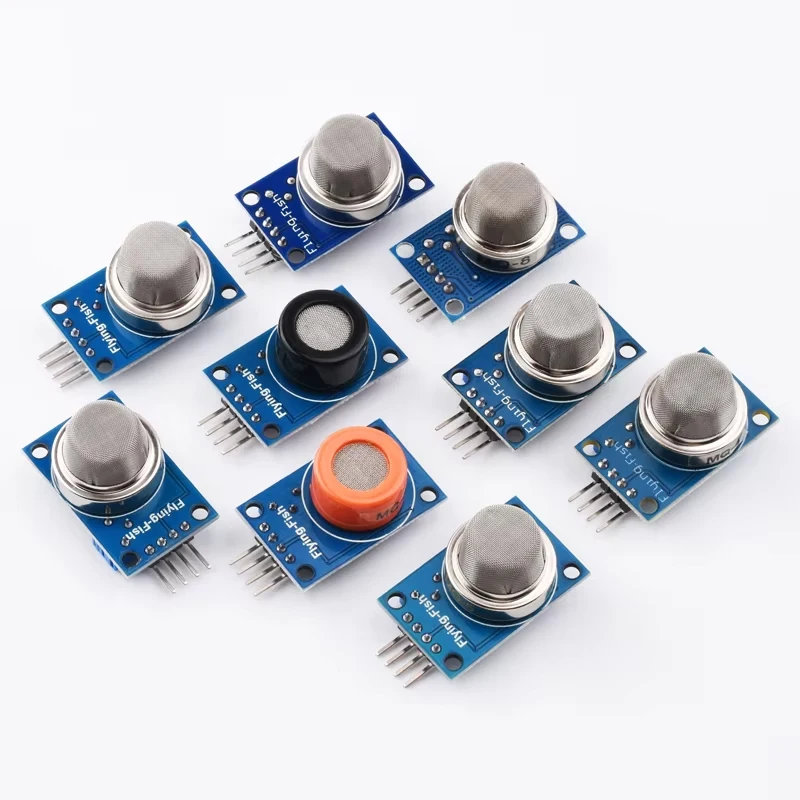 MQ2 MQ3 MQ4 MQ5 MQ-6 MQ-7 MQ-8 MQ-9 MQ-135 MQ-2 Detection Smoke Methane Iiquefied Gas Sensor Module for Arduino Starter DIY Kit