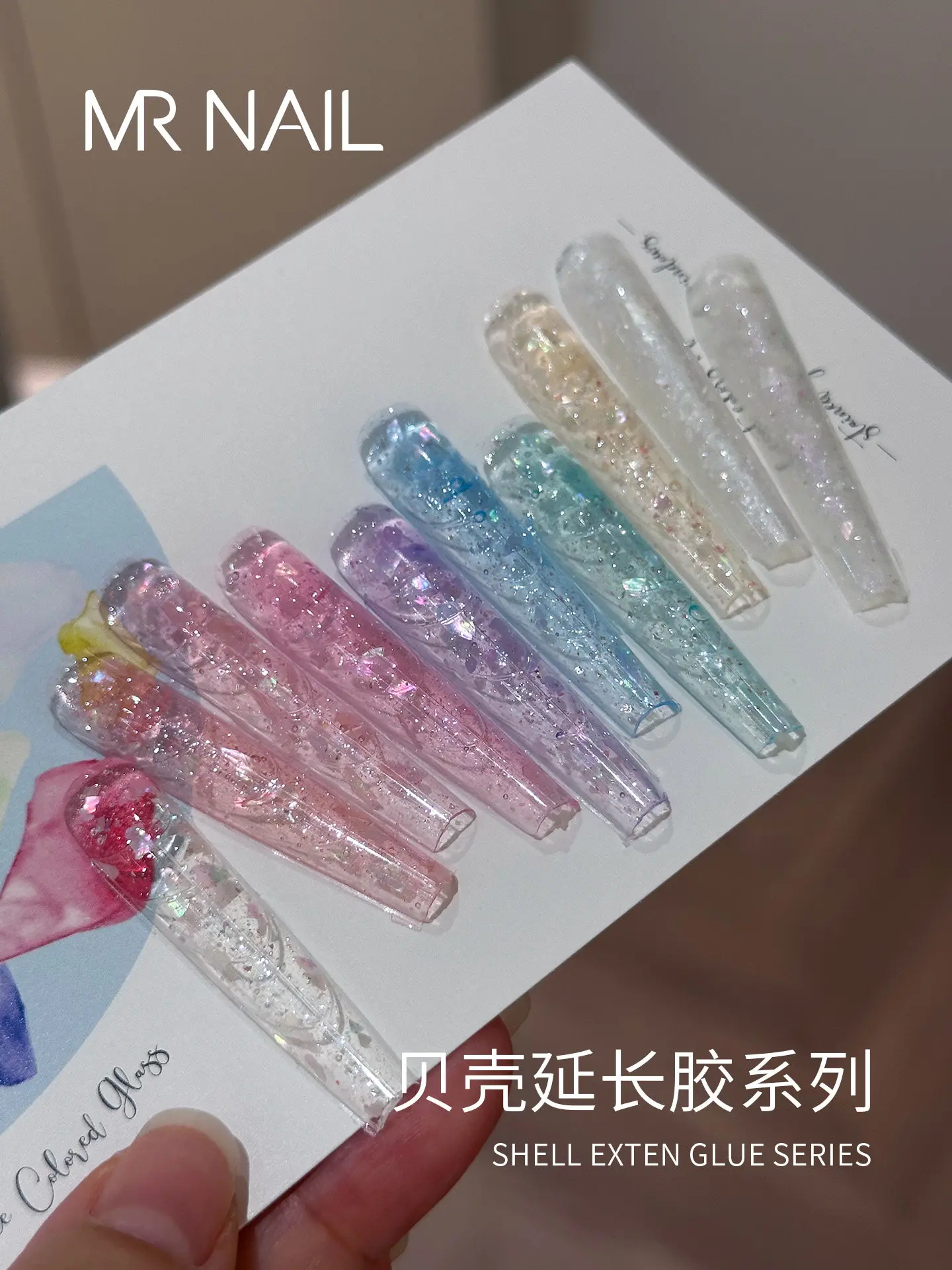 MRNAIL Shell Extension Glue Nail Art Constructs Nail Film Extension Without Paper Baseplate Nail Extension Glue For Nail Salon