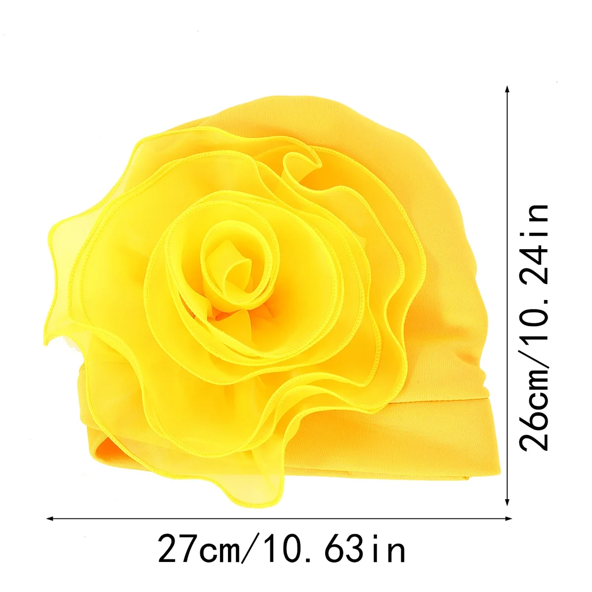 Turbante de flores grandes para mujer, envolturas de cabeza africanas, sombreros de fiesta de boda, gorra exagerada