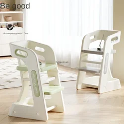 Chaises de salle à manger pour enfants, chaises de ménage pour adultes, tables à manger à pieds hauts pour bébés, chaises d'apprentissage de la croissance des bébés