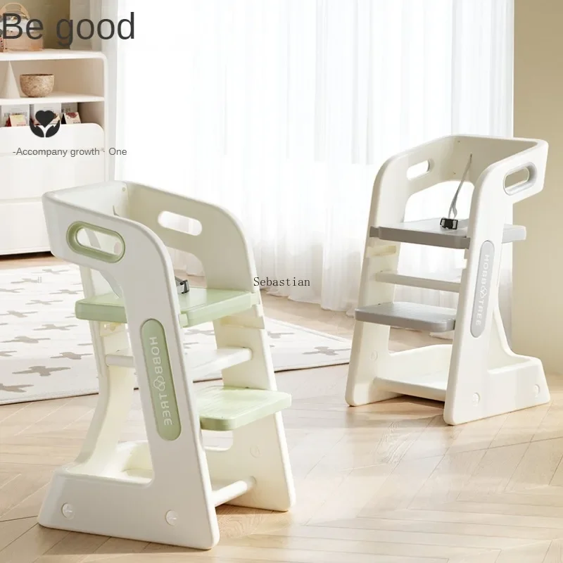 Children's Dining Chairs, Household Dining Chairs for Adults, High Legged Dining Tables for Babies, Learning Baby Growth Chairs