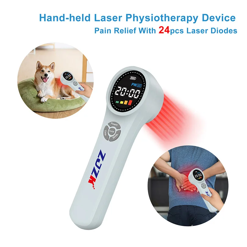 980nm Cold Laser Therapy for Dogs 808nm 660nm Physiotherapy Device Handheld Effective to Reduce Pain and Diminish Inflammation