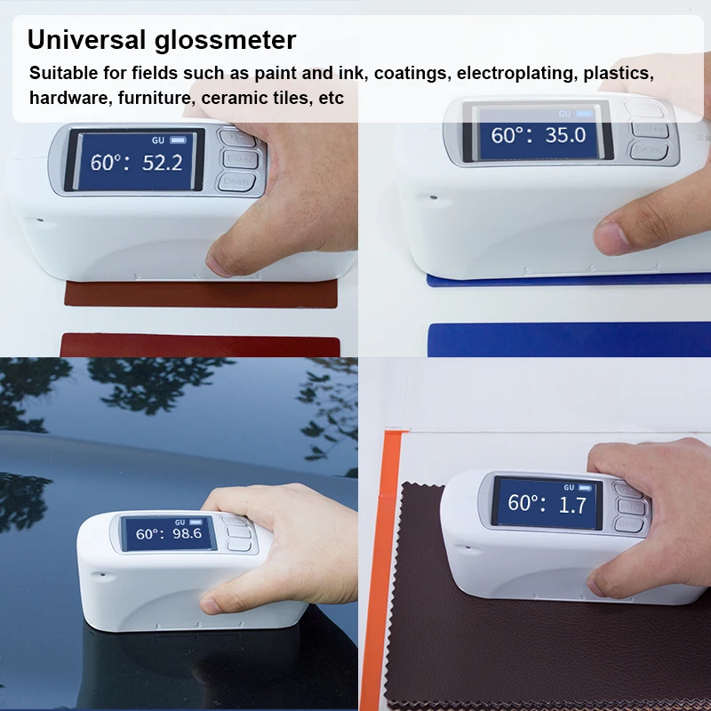 Portable Gloss Meter CS-300 SE with 0.2GU high accuracy 100,000 measurements on a single charge and long battery life