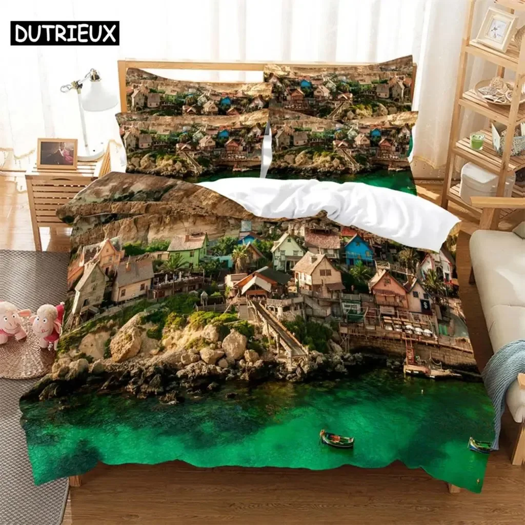 House Bedding Comfortable Duvet Quilt Cover Pillowcase Bedding Set Children Bedroom Decoration Home Textile