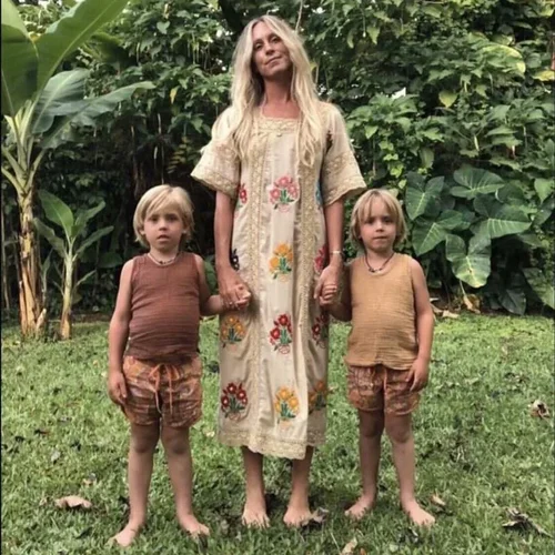 Imagen 1 del producto Vintage algodón Lino espalda descubierta largo bordado Floral mujeres Maxi vestido ahuecado Patchwork Boho gitano vestidos de playa verano