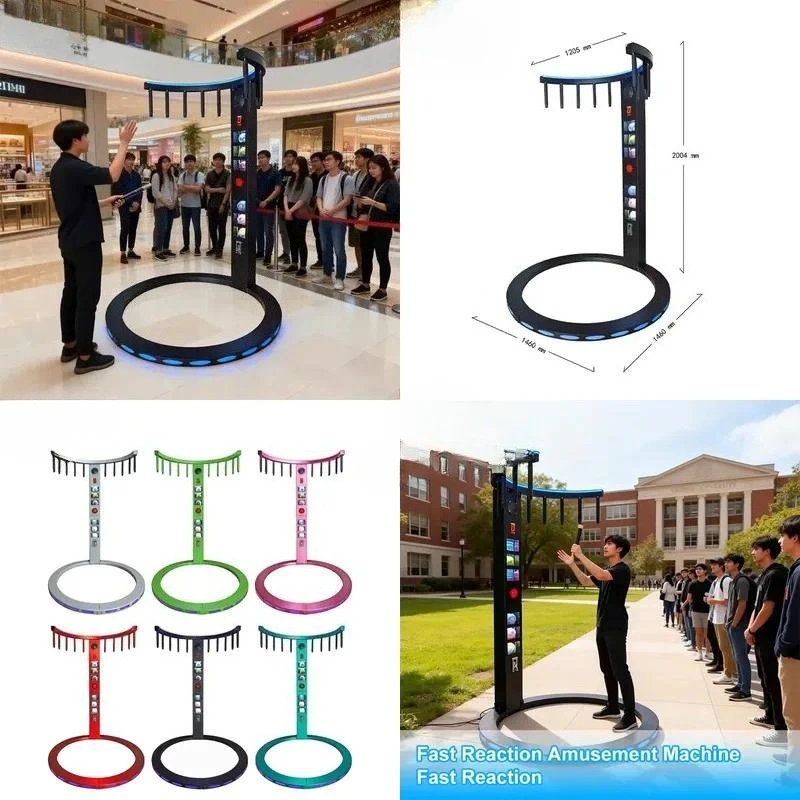 High commercial value arcade gaming equipment: hand-held joystick quick response game consoles