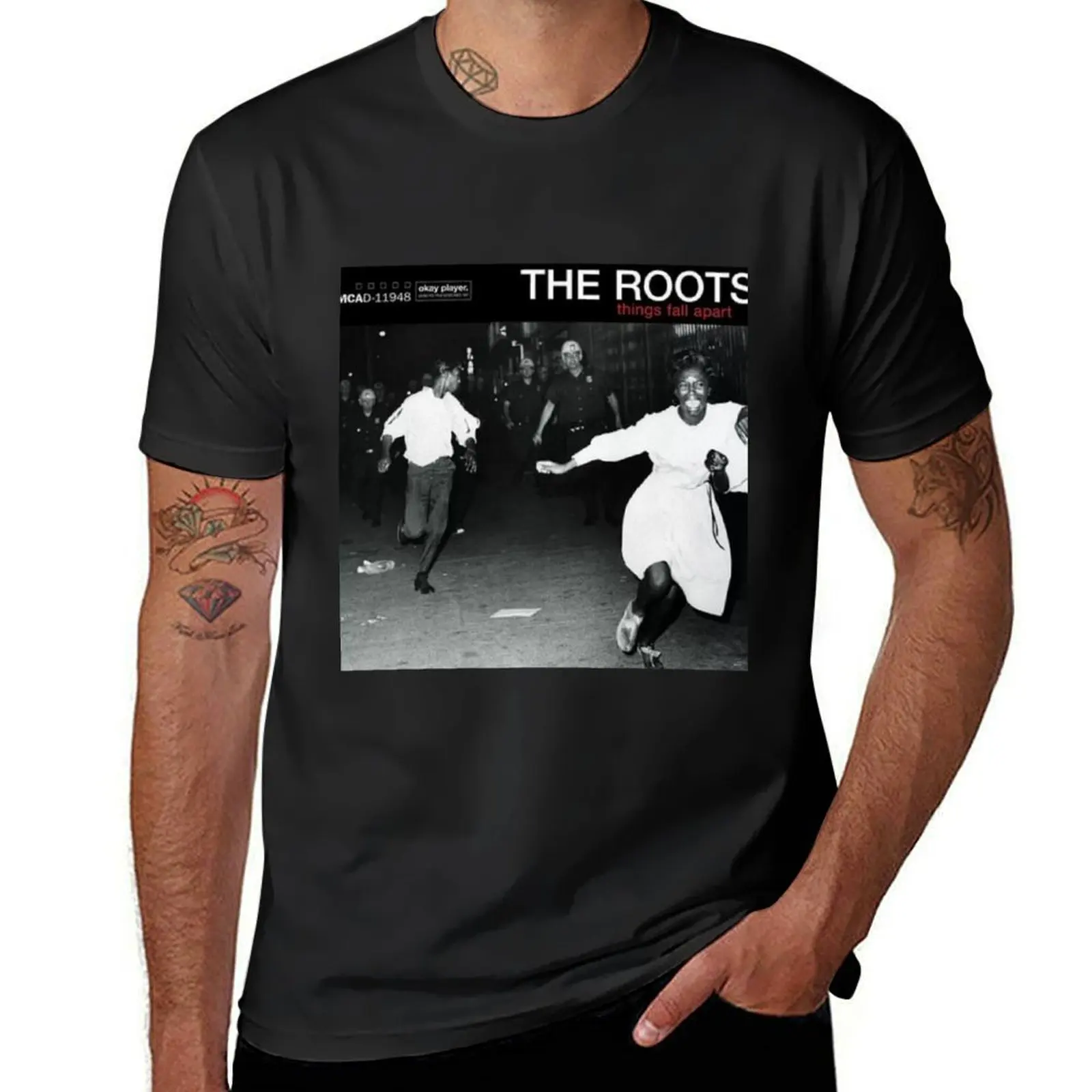 

The roots T-Shirt summer top cheap stuff plus size tops Anime t-shirt mens t shirts pack