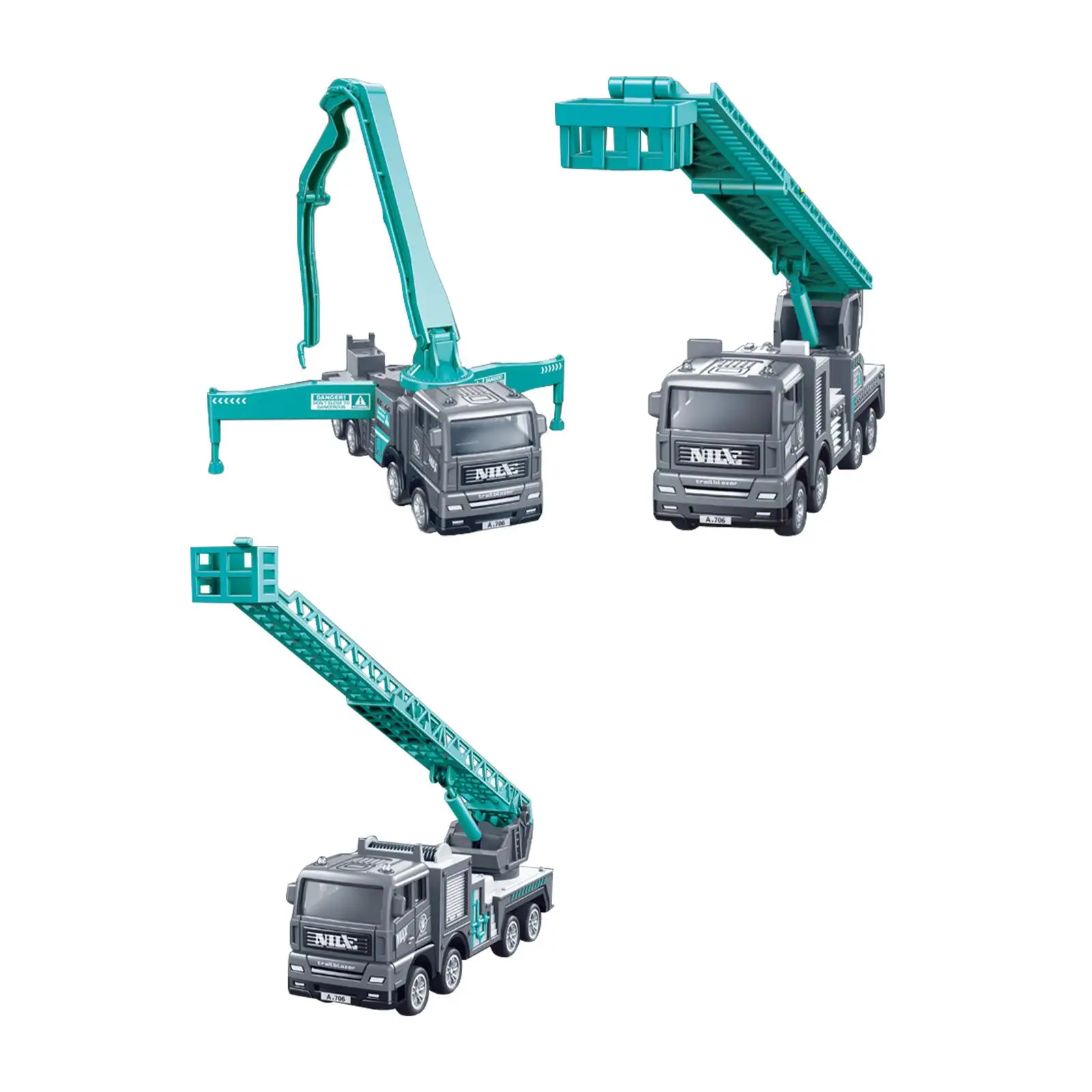 Giocattolo educativo del camion di ingegneria dei bambini del giocattolo del ragazzo del camion della costruzione portatile