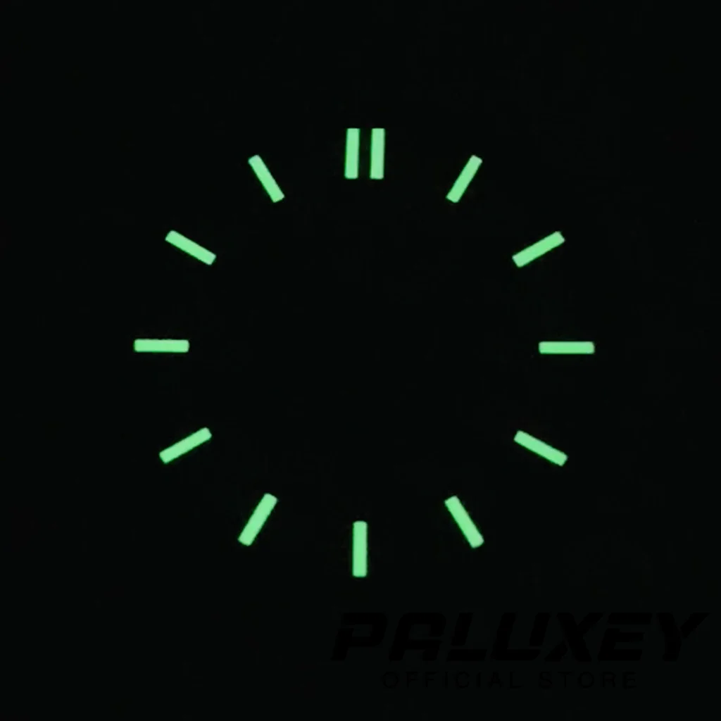 NH70 29.5mm Hollow skeleton dial Black blue green white dial green luminous suitable for NH70 NH72 movement