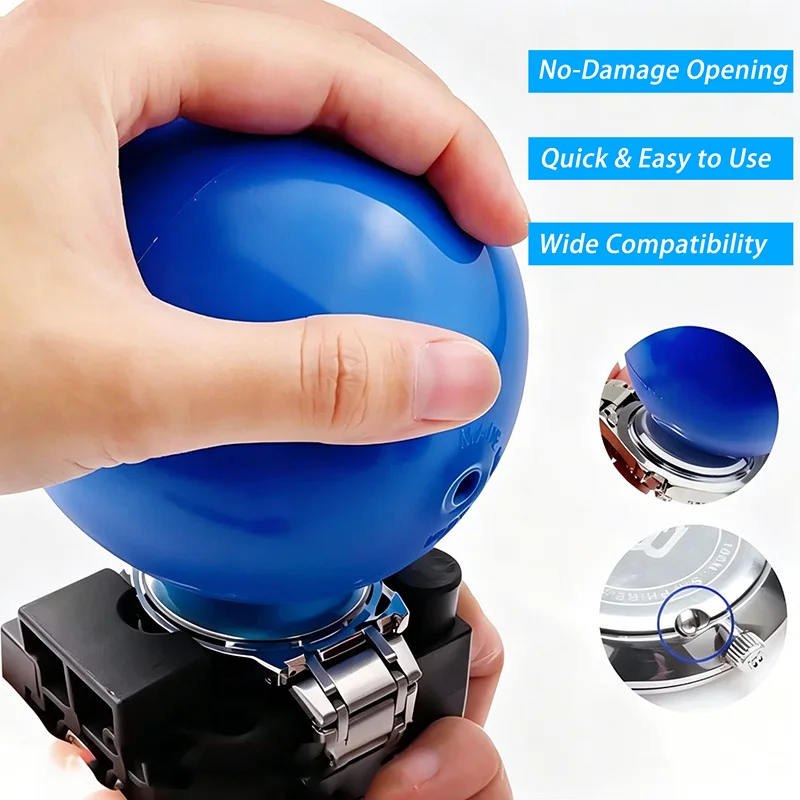 Watch Case Back Opener Blue Yellow Ball Type Watch Rubber Friction Sticky Inflatab Ball For Watchmaker Watch Repair tools Kits
