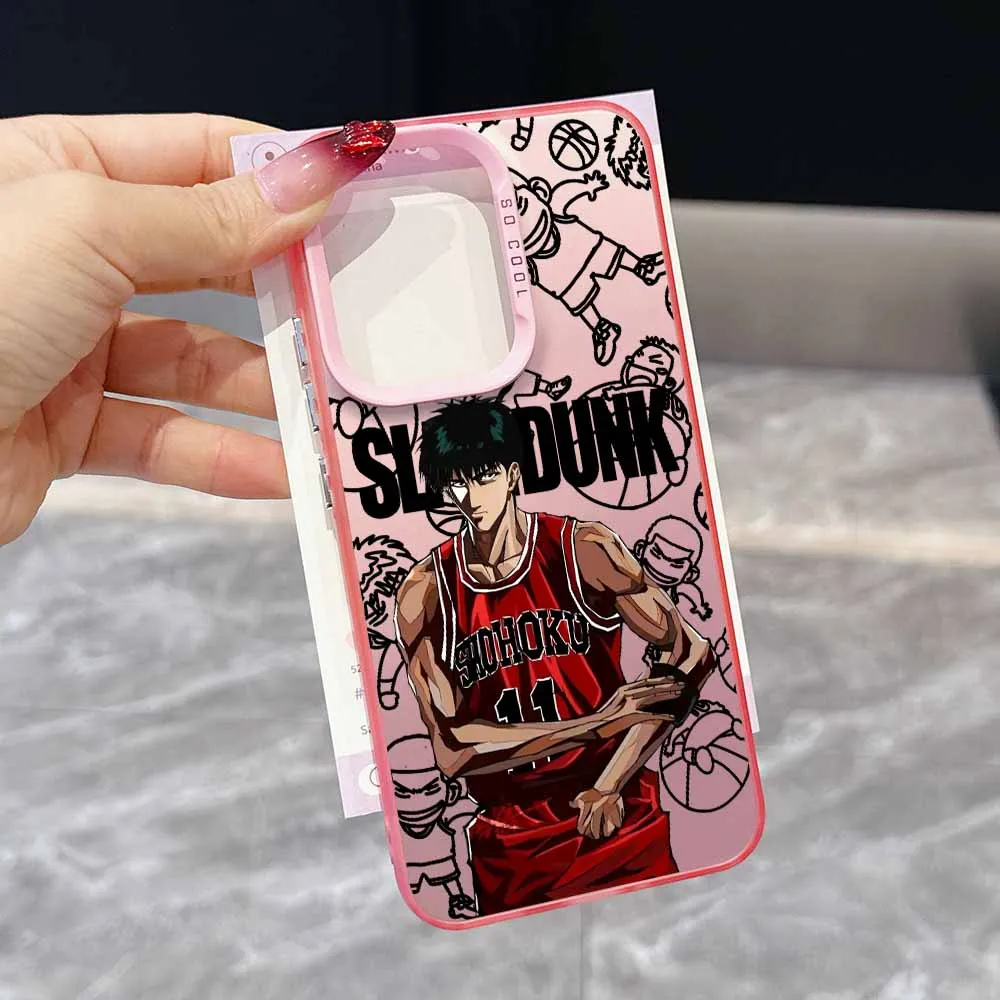 IL FIRST SLAM DUNK Anime Cover Per Samsung Galaxy S25 Edge S24 S23 S22 S21 S20 FE Ultra Silicone Colorato Argento Cassa Del Telefono