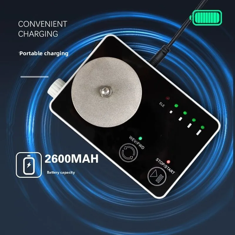Wholesale small 40W rechargeable electric knife sharpener, speed-controlled household kitchen knife grinding and engraving