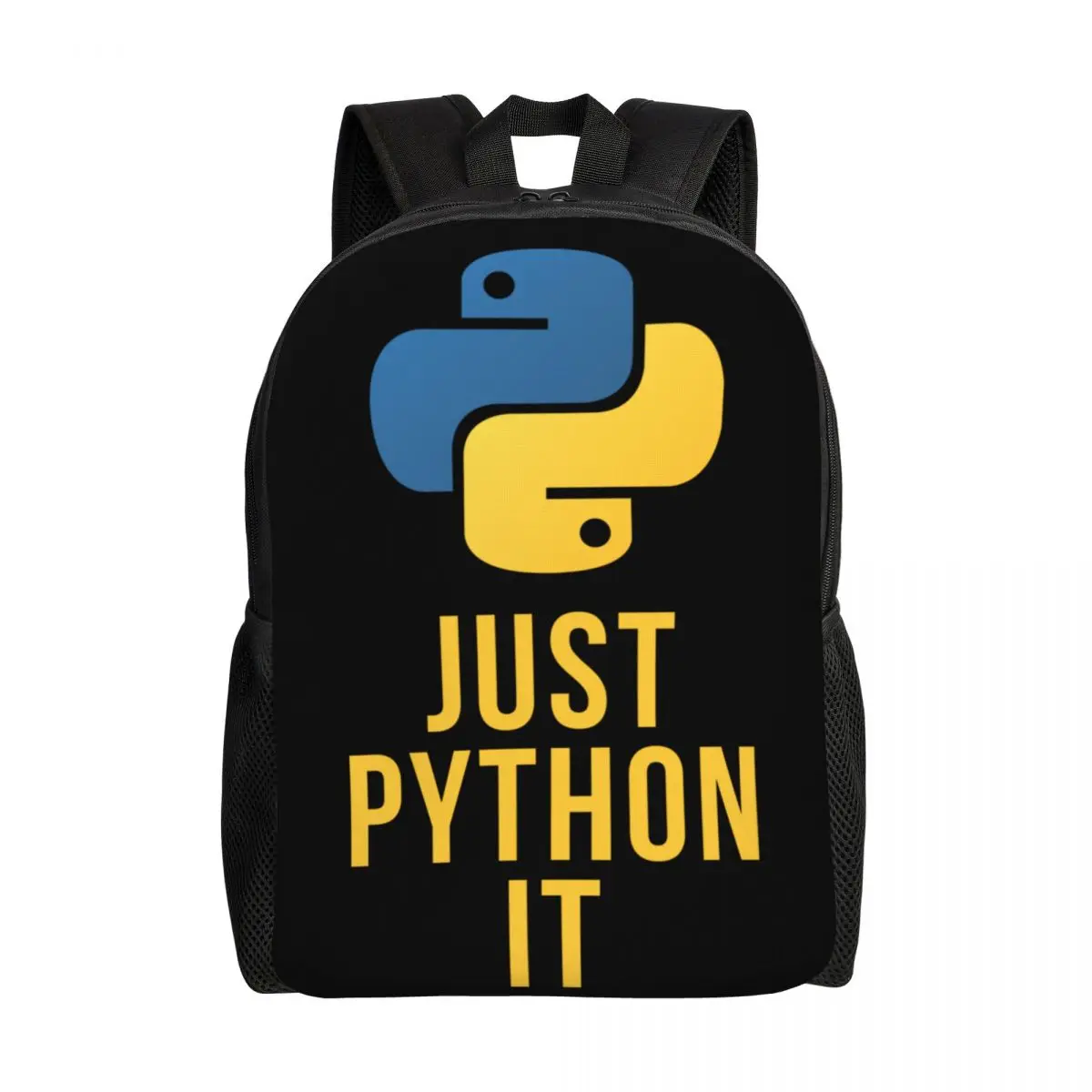 Inspiration Python Developer Backpack Water Resistant School College Programing Language Code Coder Bag Print Bookbag