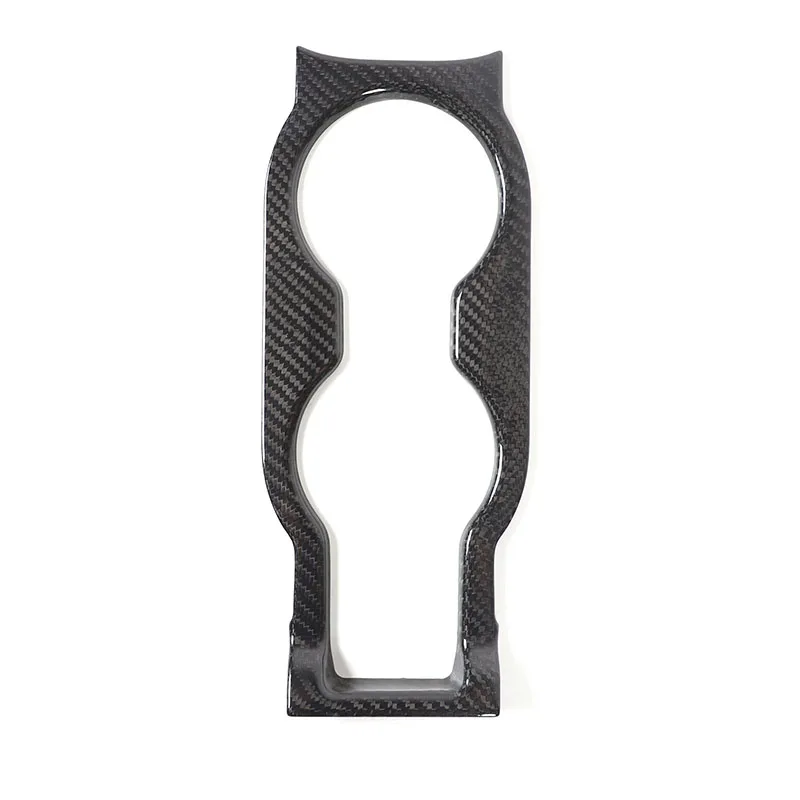 For 21-23 Lotus EMIRA Real Carbon Fiber Car Central Control Tea Cup Holder Panel Car Accessories